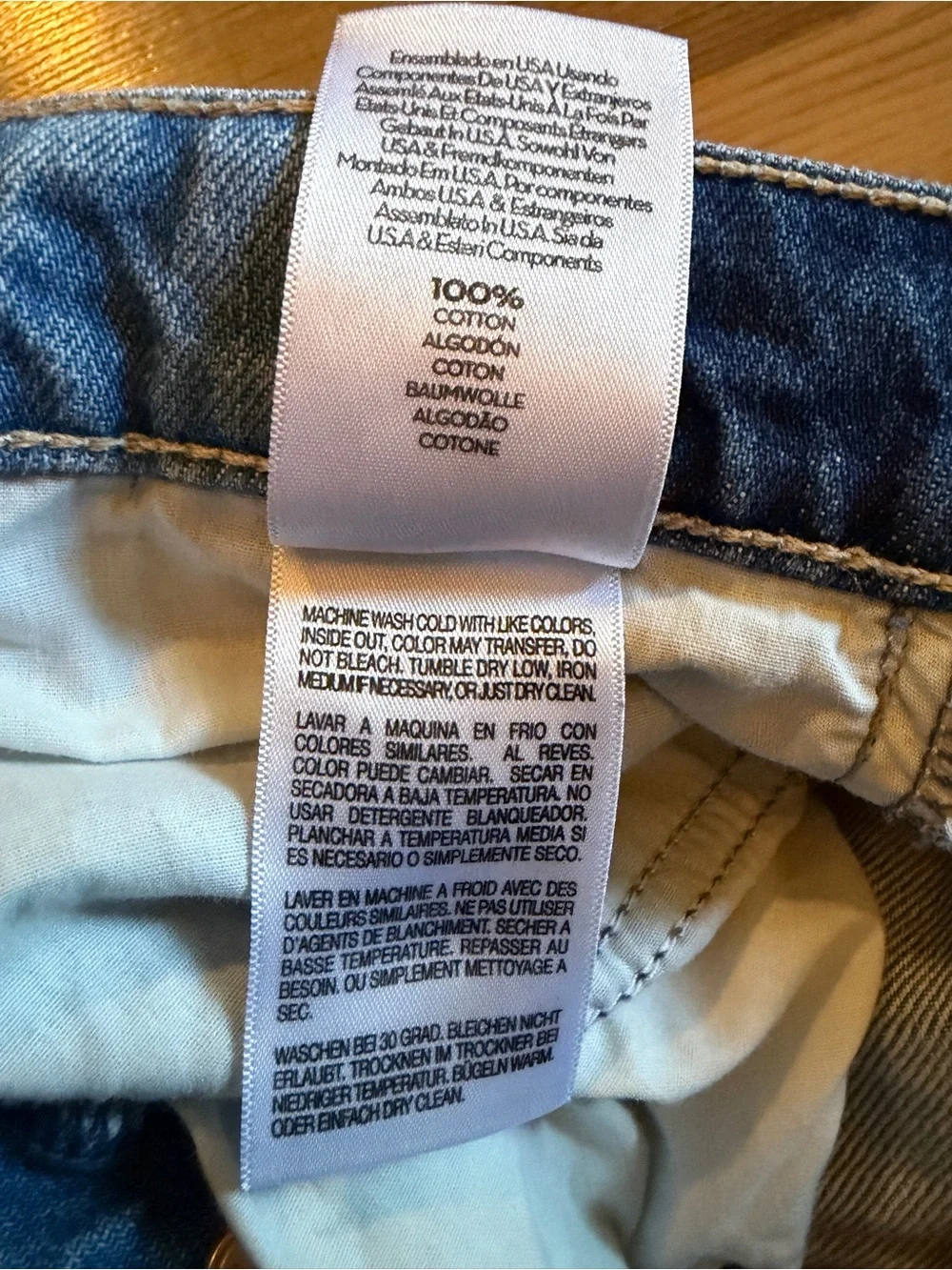 Mother The Tux Sidestepper Sneak Fray “Double Stacked” two-tone Jeans 29 - Picture 13 of 16